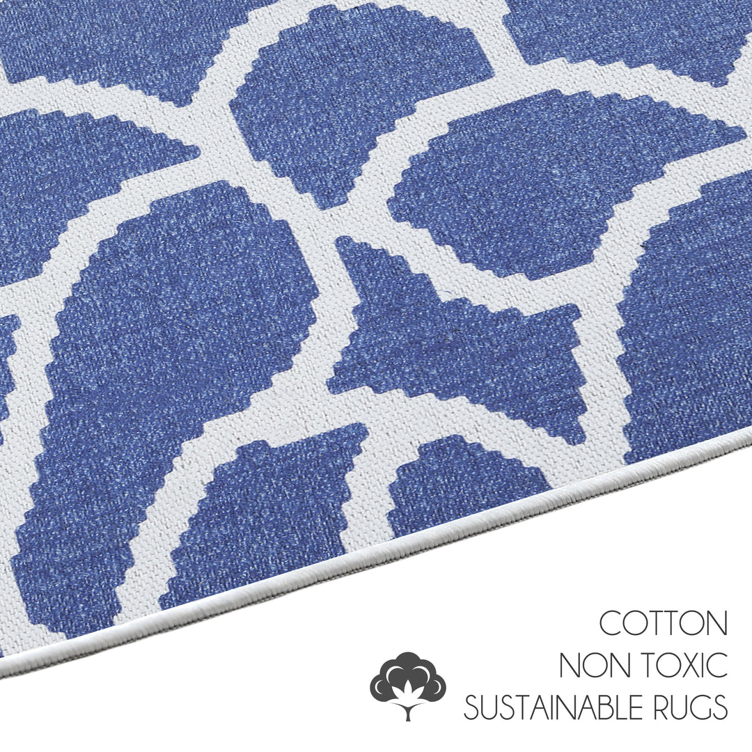 Sussexhome Stone Collection 2 x 3 Foot Heavy Duty Low Pile  Landing Rug Runner