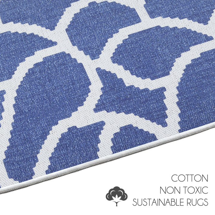 Sussexhome Stone Collection 2 x 3 Foot Heavy Duty Low Pile  Landing Rug Runner