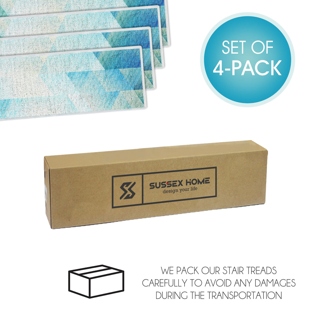 New Age Sea Design 9" X 28" Stair Treads