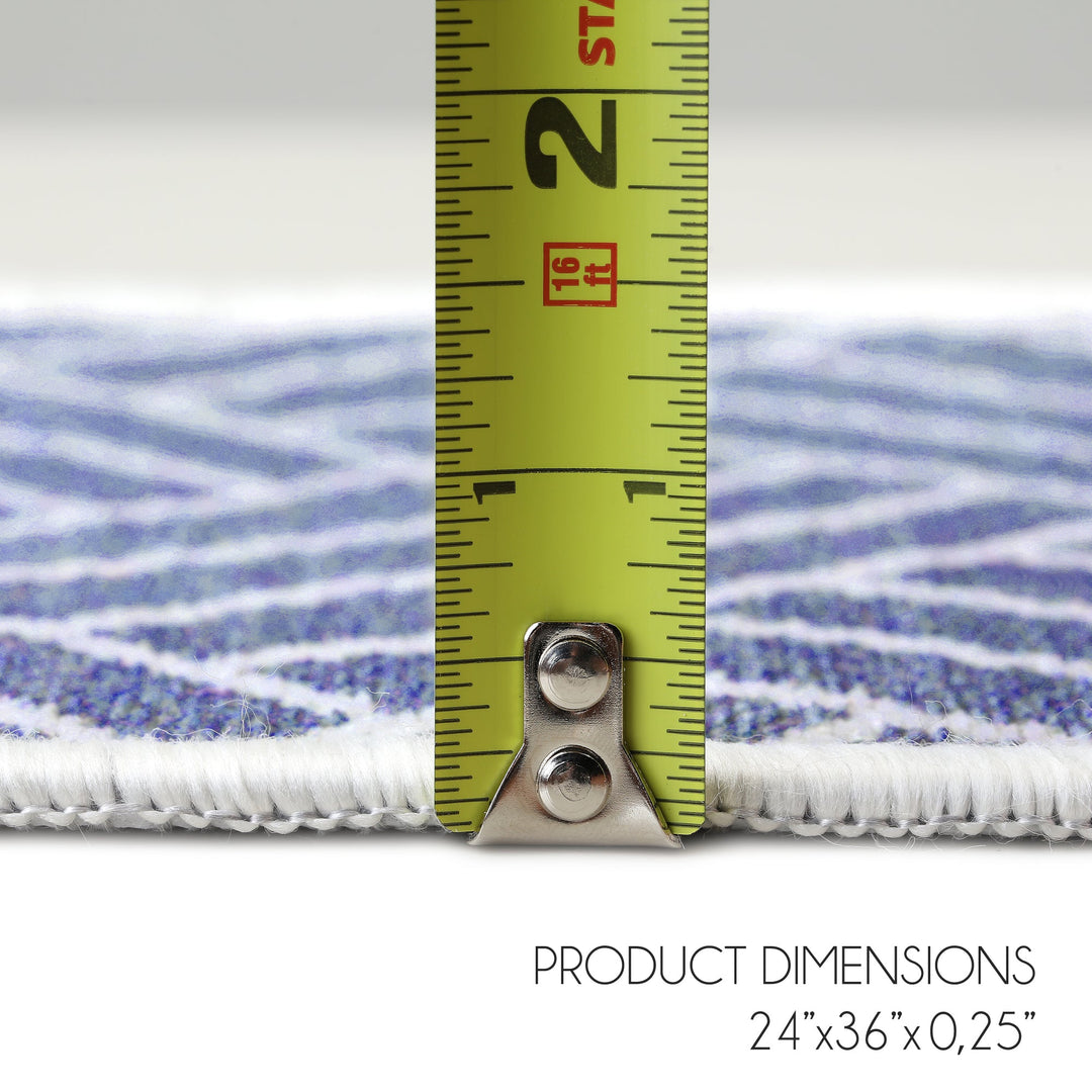 Sussexhome Hudson Collection 2 x 3 Foot Heavy Duty Low Pile  Landing Rug Runner