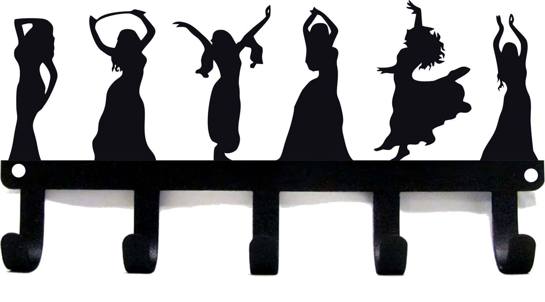 Dance Key Rack Belly Dance Key Holder, Metal Decorative Key Organizer | Coat & Hat ...