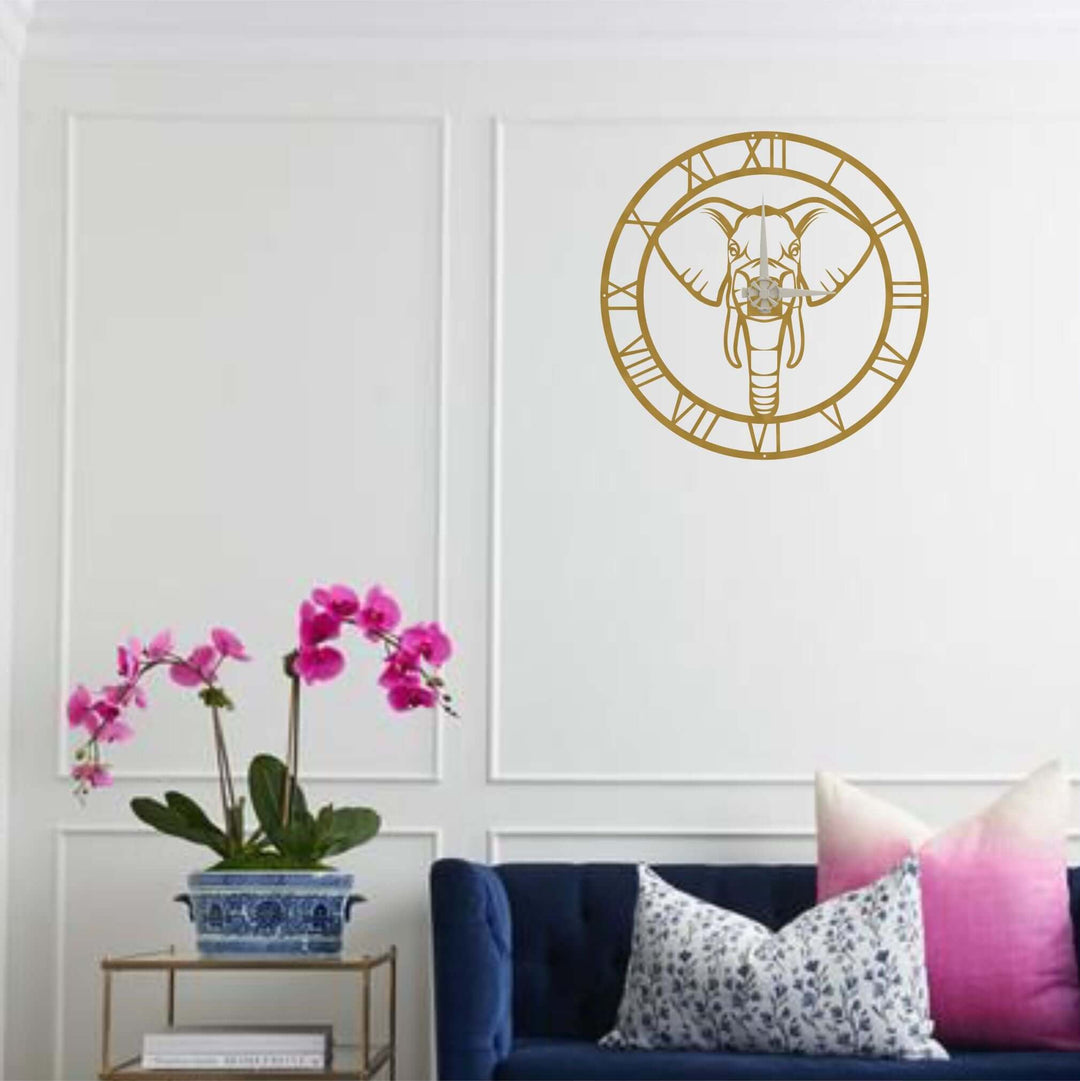 Elephant Clock - Wall Clocks available at Dekadron for $104.90