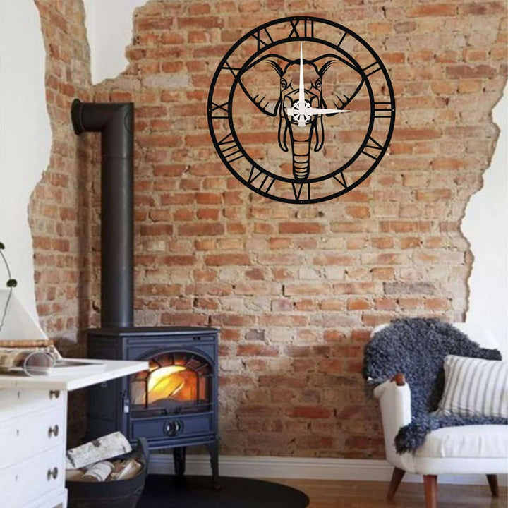 Elephant Clock - Wall Clocks available at Dekadron for $99.90