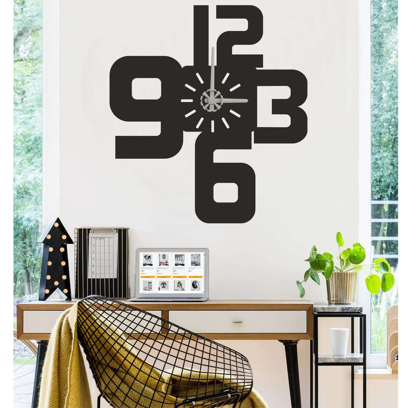 Bold Numbers Clock – Dekadron