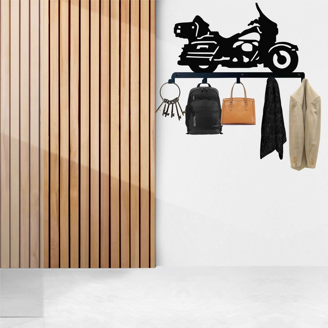 Motorcycle Wall Rack Motorcycle Metal Coat Rack, Wall Mount Hanger | Coat & Hat Racks – Buy ...