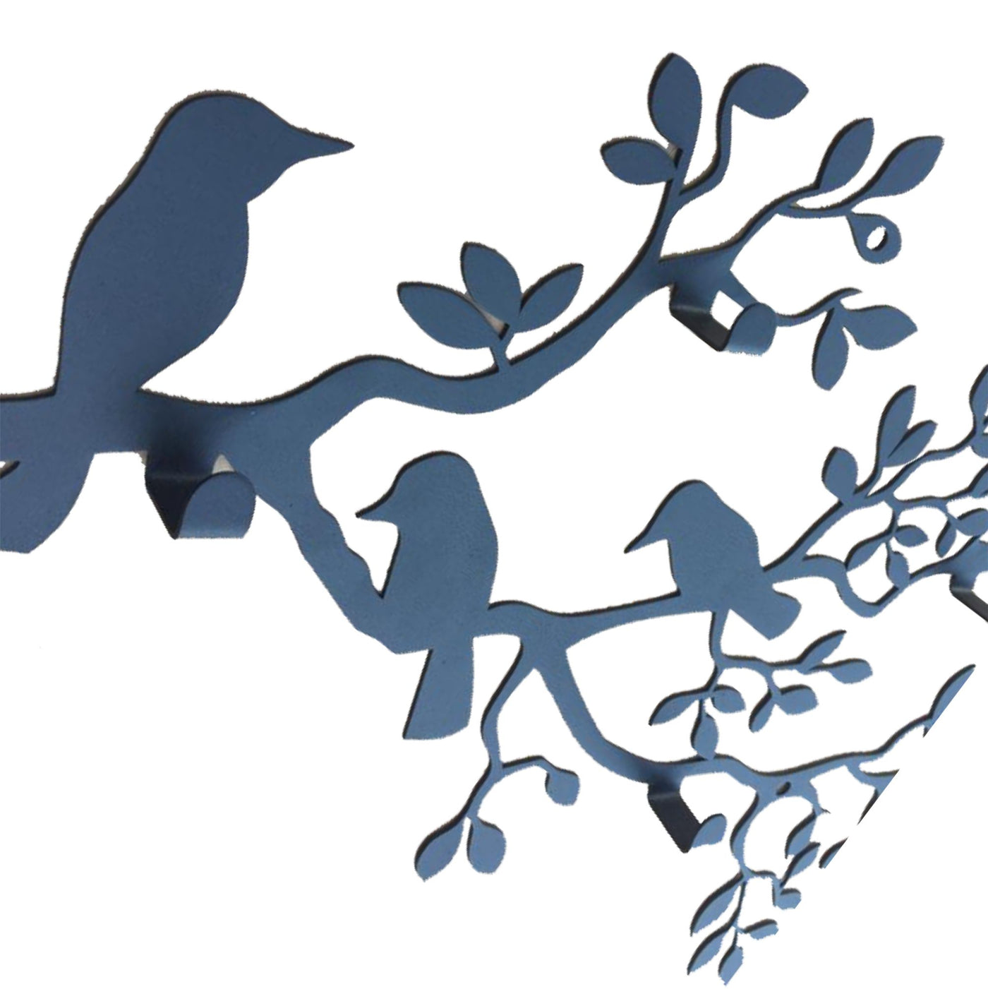 Perchero Metálico Branch and Birds, Colgador de Pared