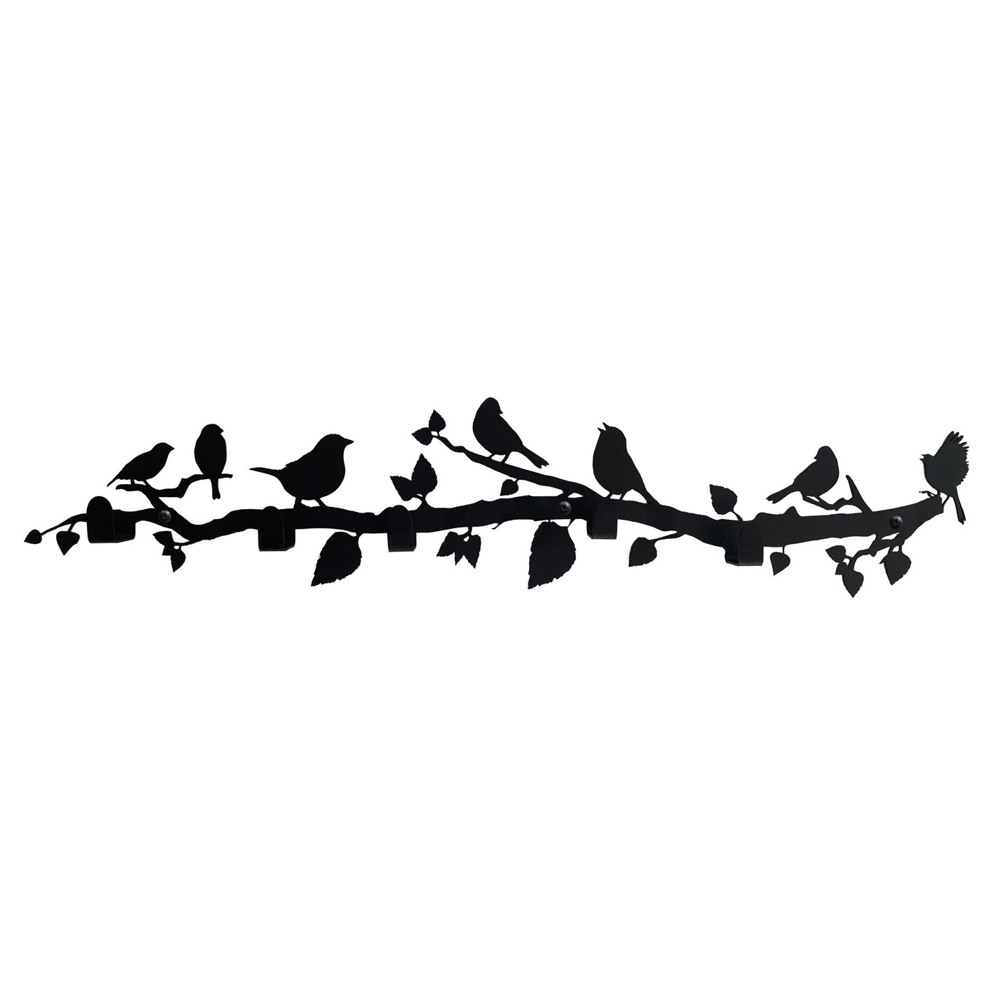 Perchero Metálico Branch on Birds, Colgador de Pared