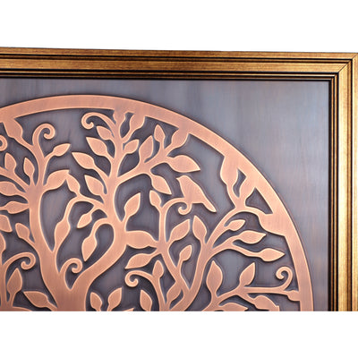 Family Tree Copper Wall Art