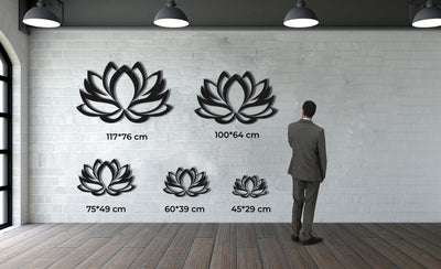Lotus Metal Wall Art