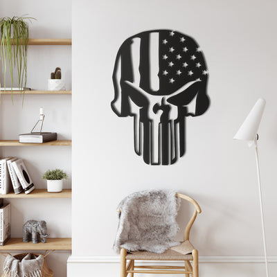 Skull Metal Wall Art