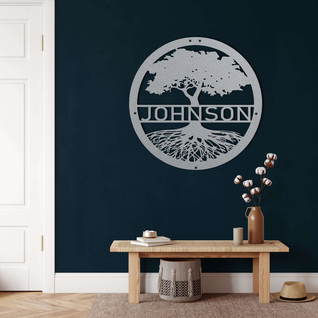 Personalized Family Tree Metal Wall Art | Decor – Buy Now | Dekadron