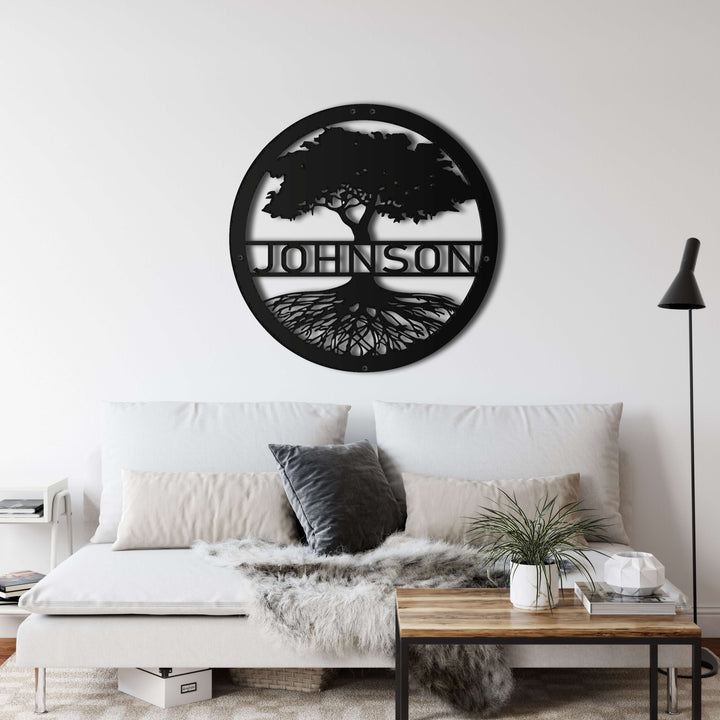 Personalized Family Tree Metal Wall Art | Decor – Buy Now | Dekadron