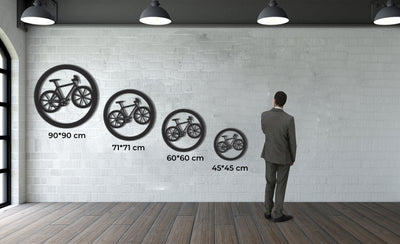 Art Mural en Métal de Vélo
