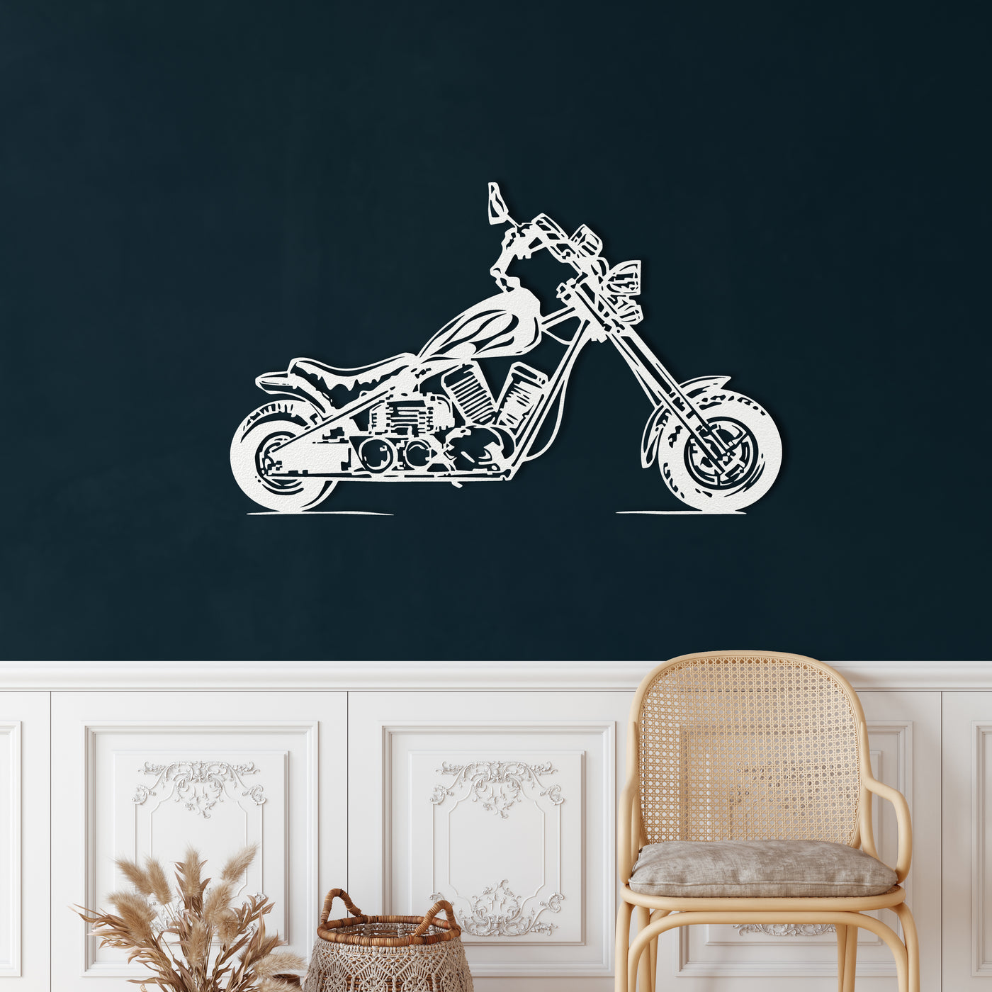 Motorcycle Metal Wall Art