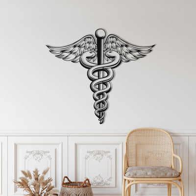 Medizinisches Symbol Metall Wandkunst