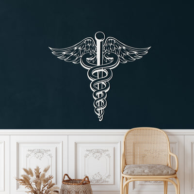 Medizinisches Symbol Metall Wandkunst