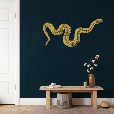 Déco Murale en Métal Serpent