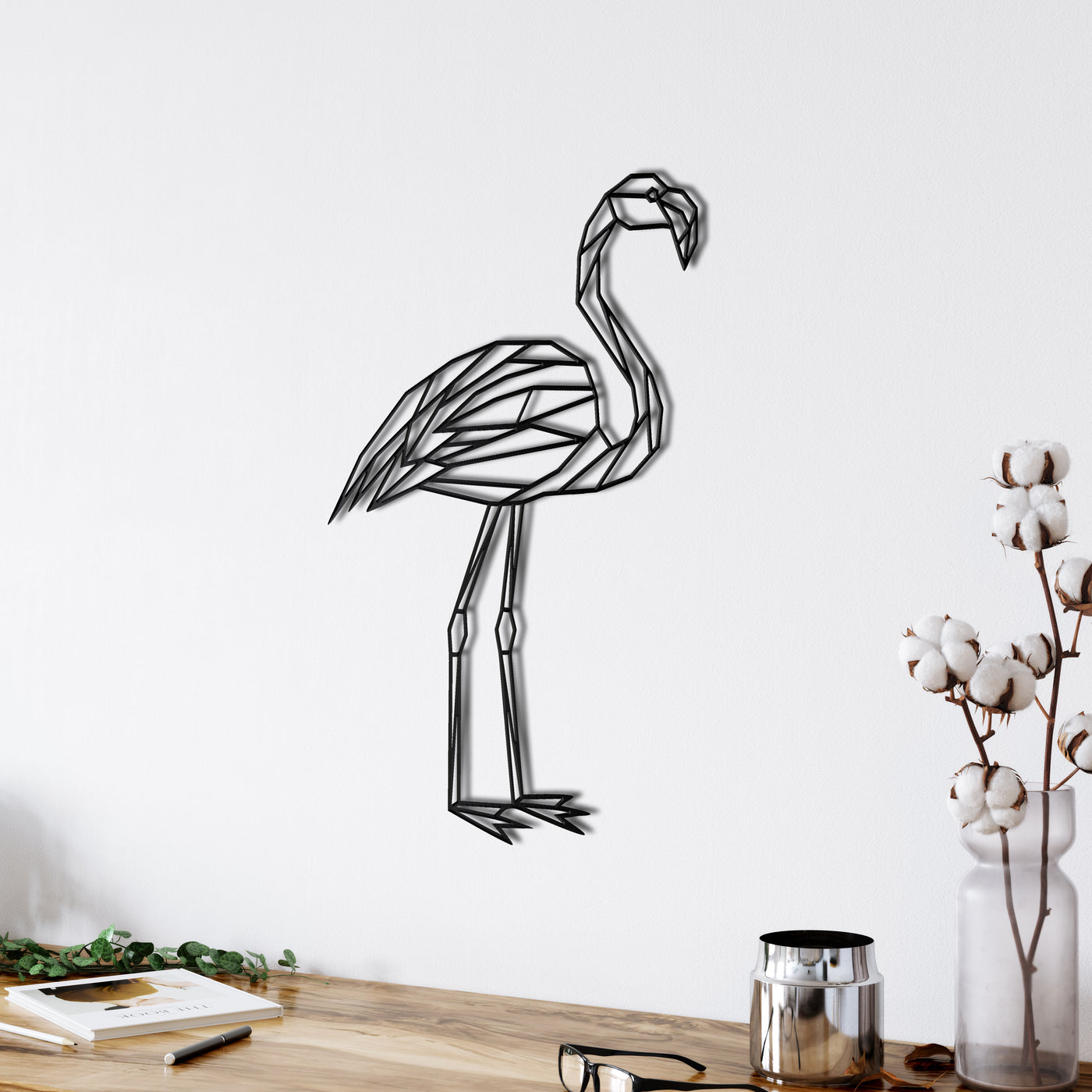 Flamingo Metal Wall Art