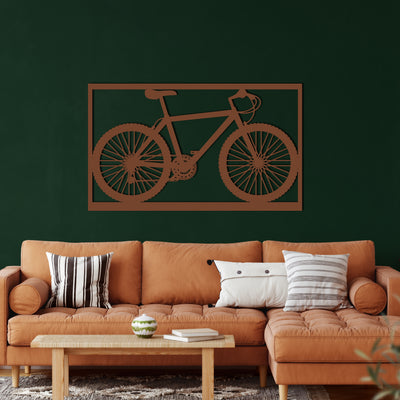 Fahrrad Metall Wandkunst