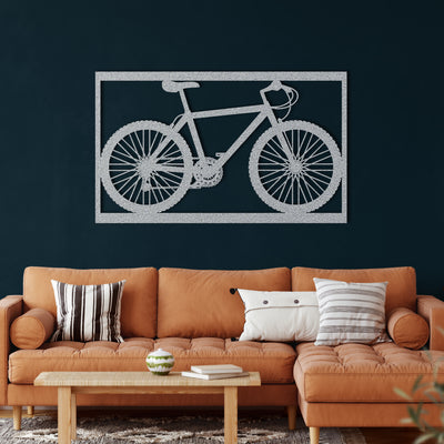 Art Mural en Métal de Vélo