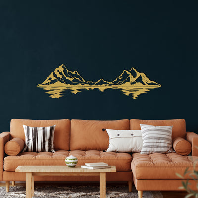 Mountain Metall Wandkunst