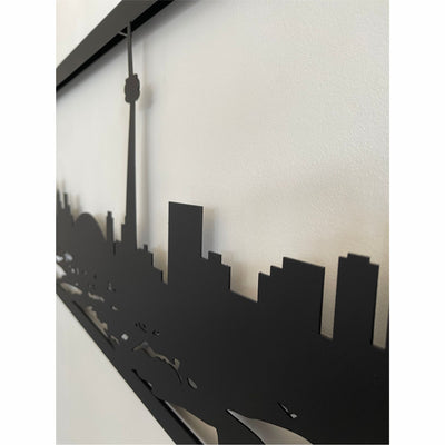 Art mural en métal Skyline de Toronto