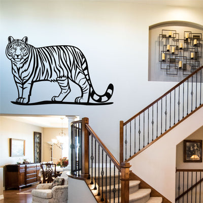 Tiger Metall Wandkunst