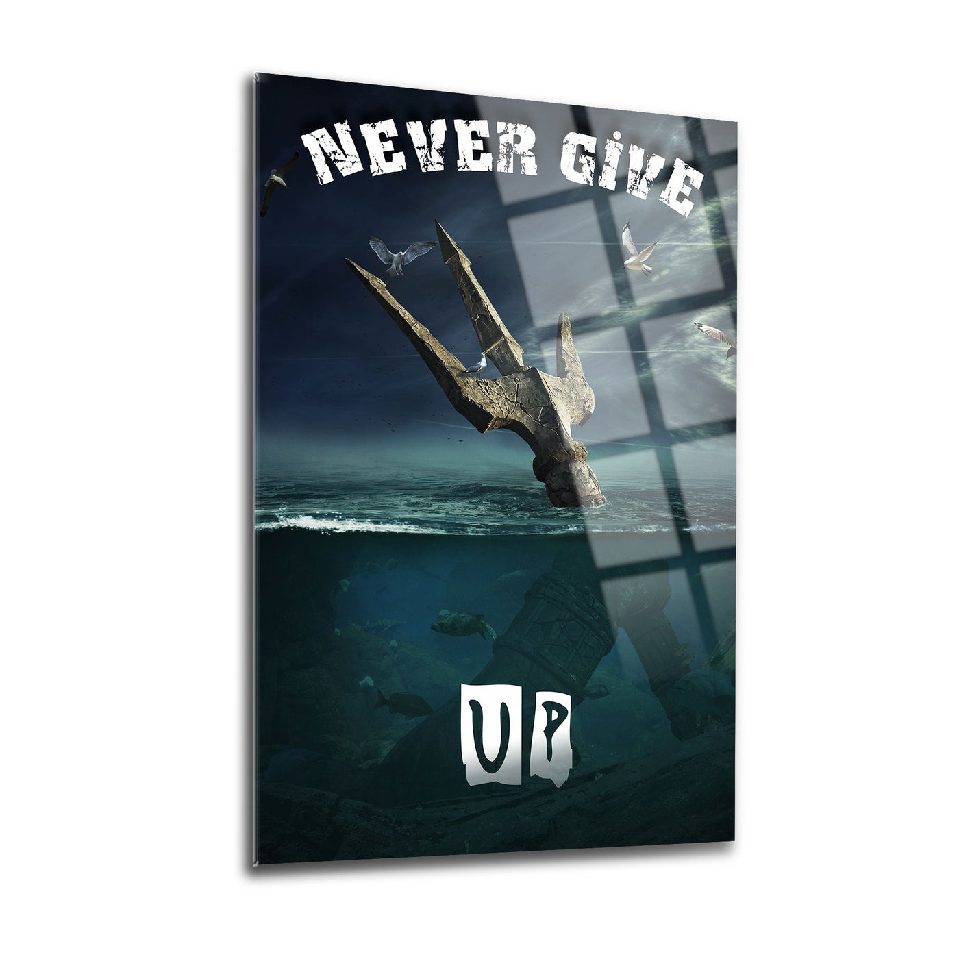 Never Give Up Wall Decor