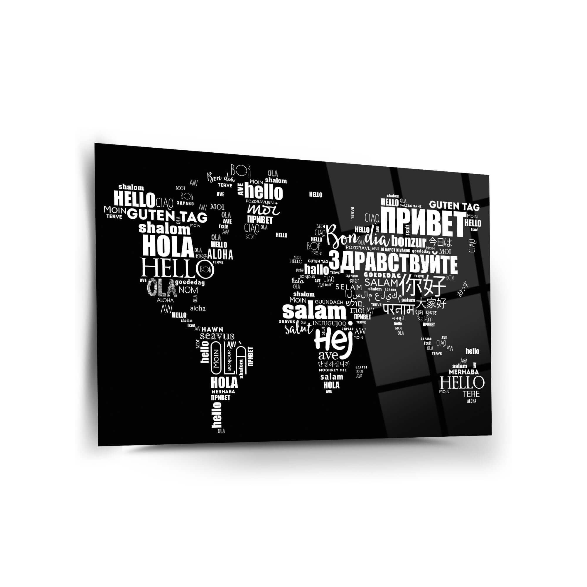 World Map Wall Decor Dekadron