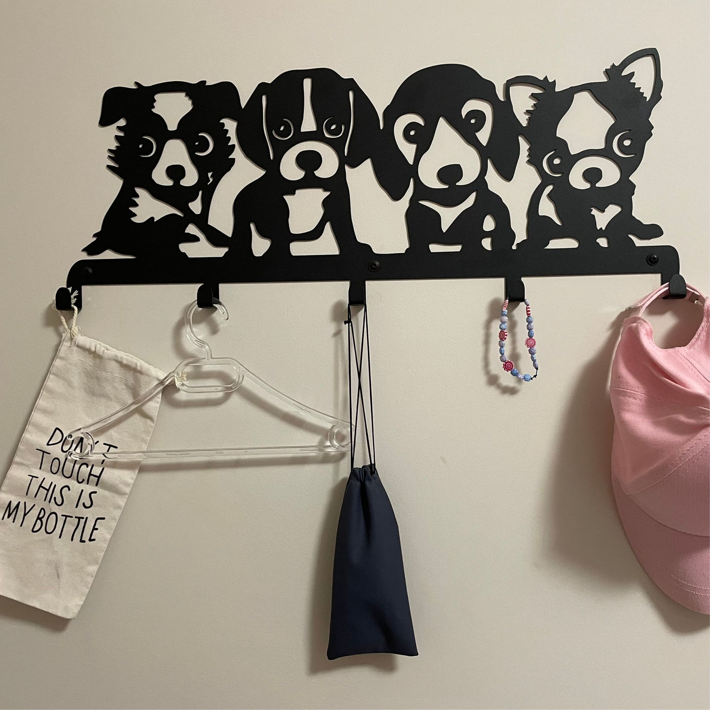 Dogs Metal Coat Rack, Wall Mount Hanger – Dekadron
