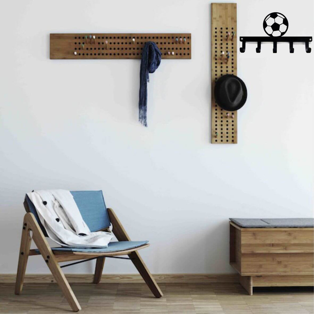 Soccer Key Holder, Metal Decorative Key Organizer | Coat & Hat Racks ...
