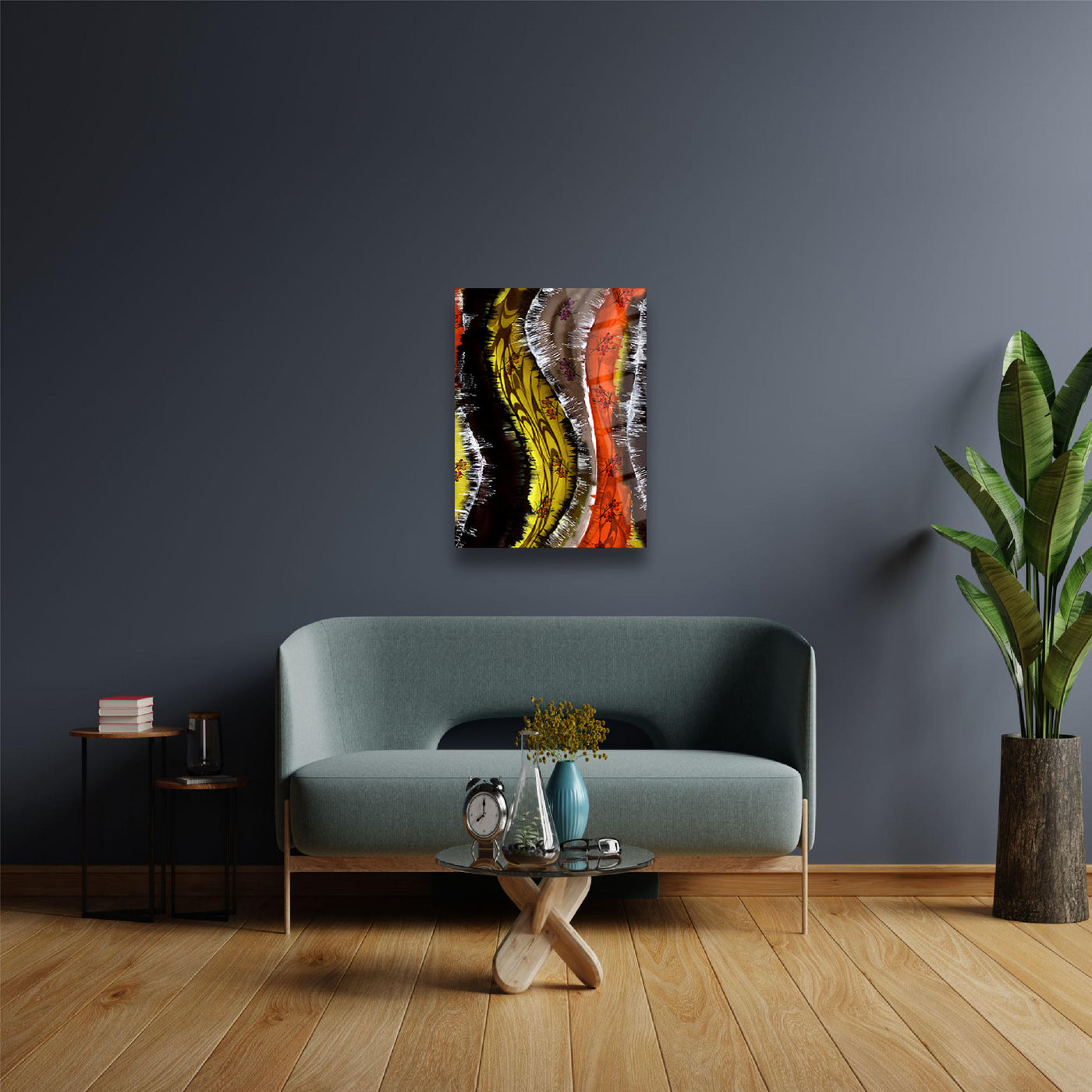 Colorful Waves Wall Decor