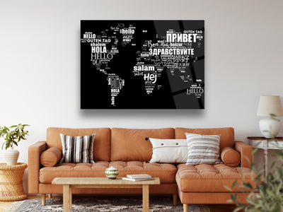 World Map Wall Decor