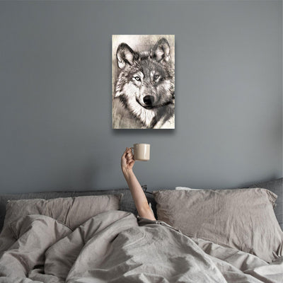Wolf Wanddekoration