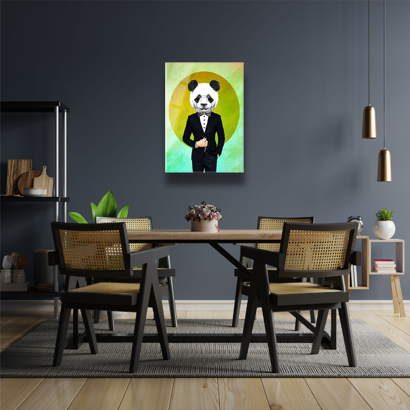 Panda Wanddekoration