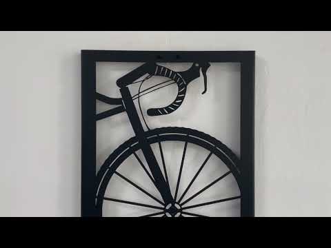 Bicicleta Arte de Pared de Metal